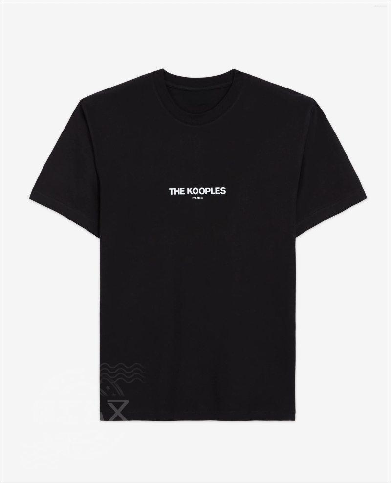 Men's T Shirts 2025 Summer Fashion T-shirt For Men Kooples Tops Letter Printing Short Sleeve Tee Women Round Neck Retro brand print Y2K T-shirt o