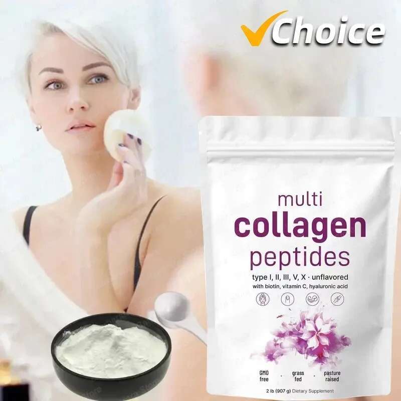 Multi Collagen Peptide Powder Tightens Antiwrinkle Firmness Elasticity Moisturizes Skin Specially provided by beauty salons