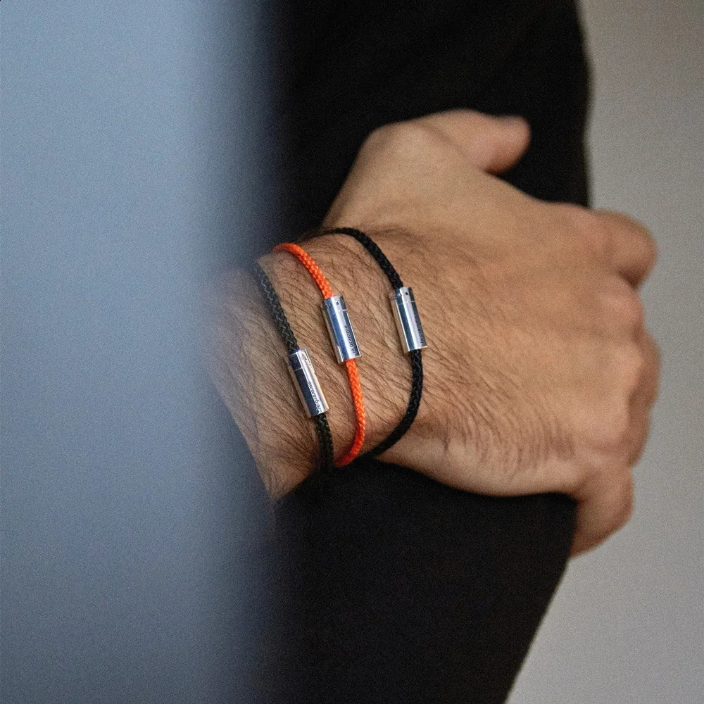 Bracelet Rope Men Women 7 Grams 925 Sterling Silver Christmas Gift French Fashion Jewelry Wholesale 250107