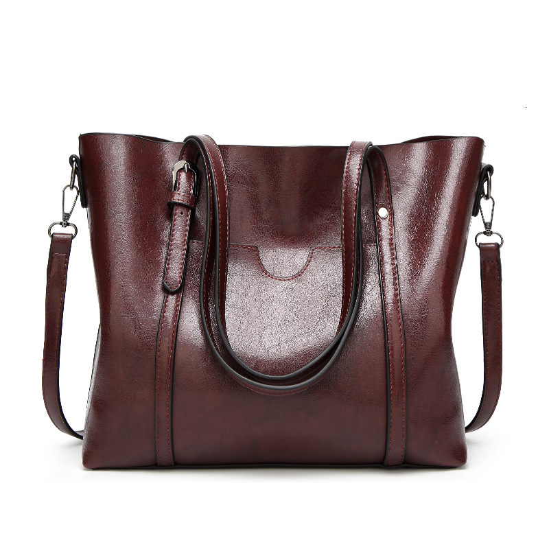 Free Shipping New Designer Solid Color Leather Handbag Large Capacity Bag Multifunctional Business Bag Casual Briefcase File Bag Wallet