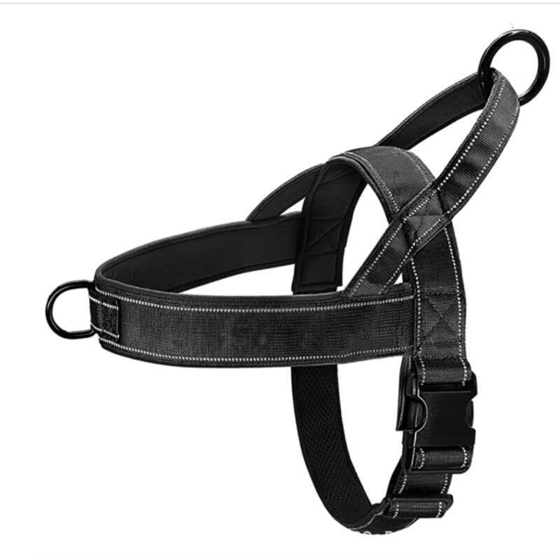DHpet No Pull Dog Harness Reflective Escape Proof Adjustable No Pulling Dog Harness with Padded Handle for Medium Large Dog