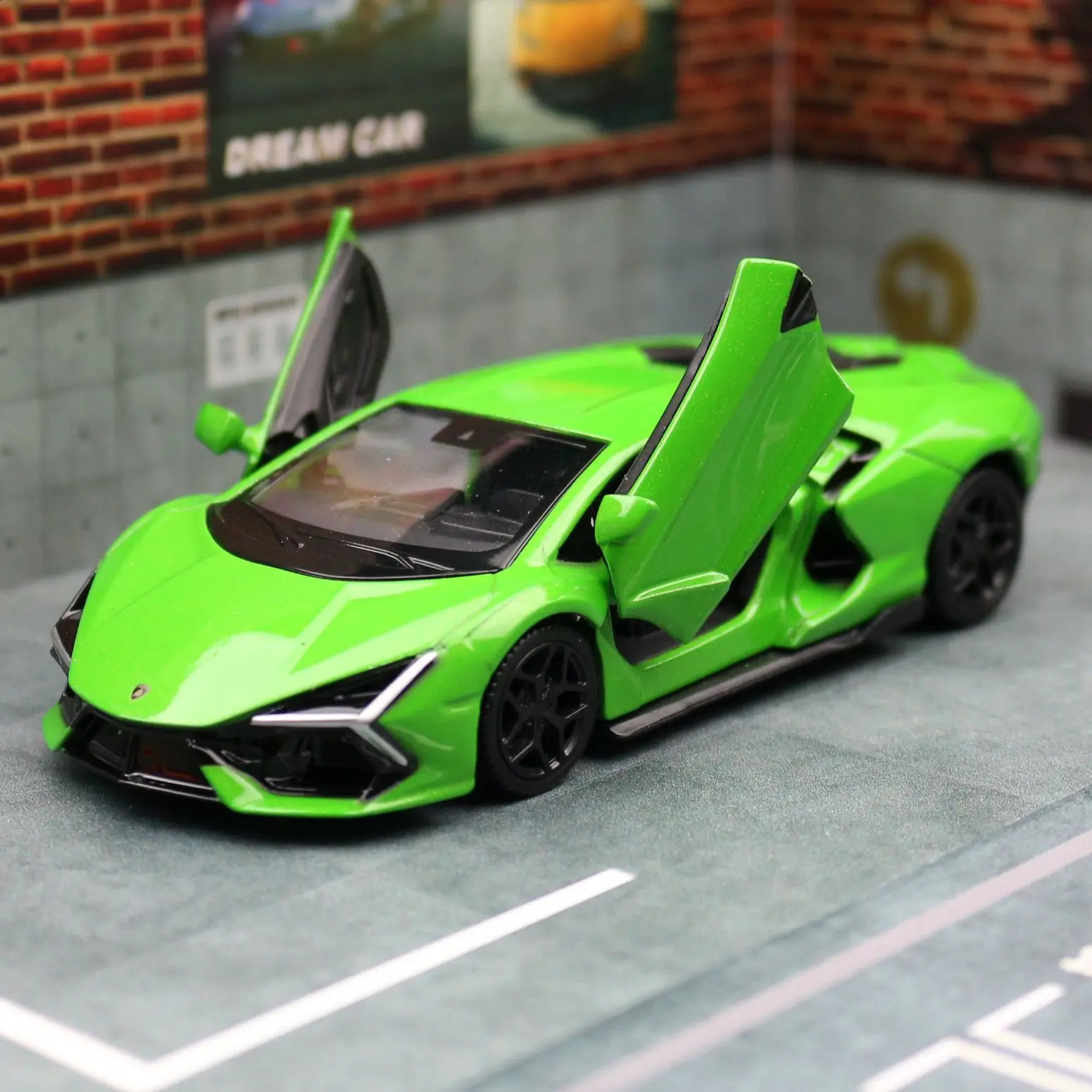 1/36 Lamborghini Revuelto HPEV Super Toy Car For Children RMZ City Diecast Metal Miniature Model Pull Back Collection Gift Boy 250113