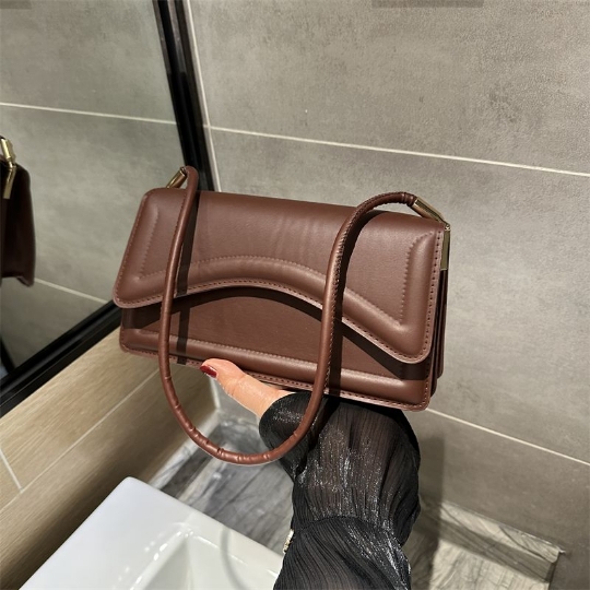 OL Orange Fashion Trend Girl Woman Messenger Shoulder PU PVC Leather Women Lady Bags Handbag Phone Case Purses Square Tote Bag