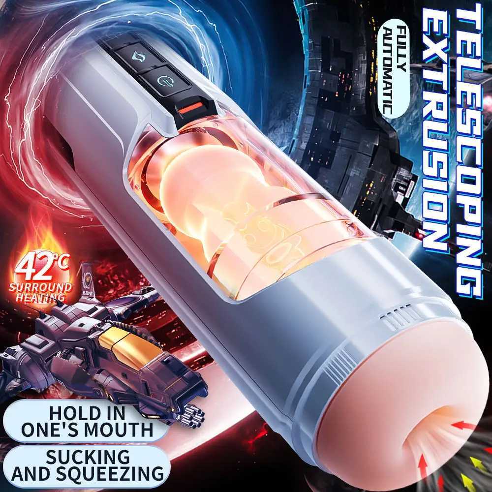 1PC Automatic Male Masturbator Penis With 10 Frequency Vibrating Mode Adult Sex Toy Pocket Pussy For Male PleaXJ250113