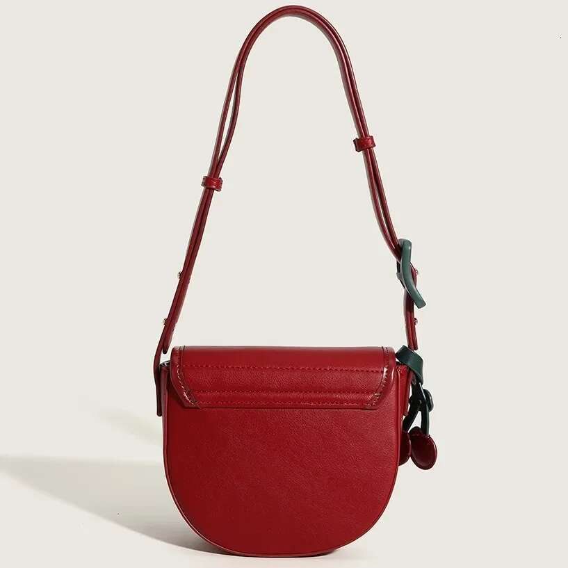 New Feeg Original Cherry Horse Saddle Spring Summer Lightweight Fashionable Versatile Women's Crossbody Bag
