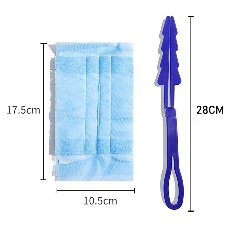 10~60pcs Replacement Heads Duster Microfiber Disposable Short Duster for Cleaning Home Office Blinds Surface Dust Clean Tool
