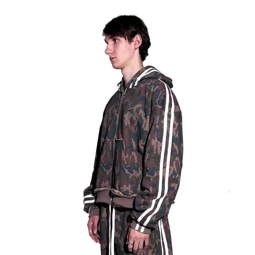 Teen Camouflage American Fashion Versatile Sports Set Jacket Trendy