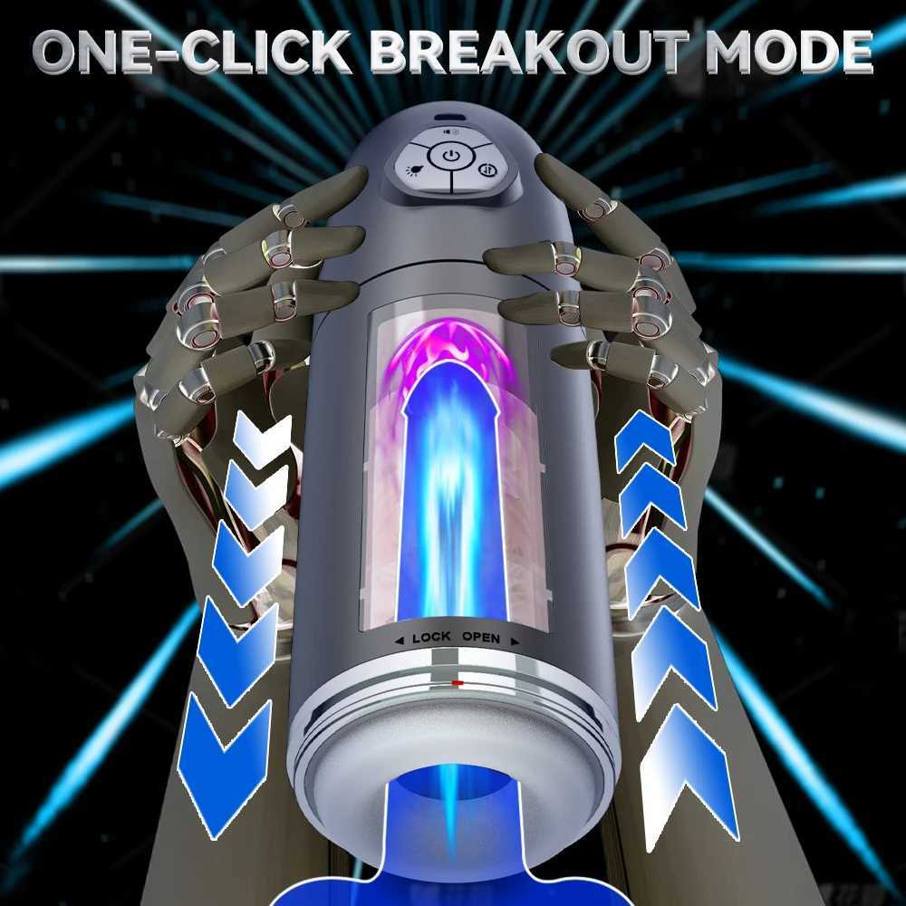 Fully automatic masturbation cup sex mane toy vulva vaginal penis oral vibrator adult sex toys suitable for male masturbationXJ250113