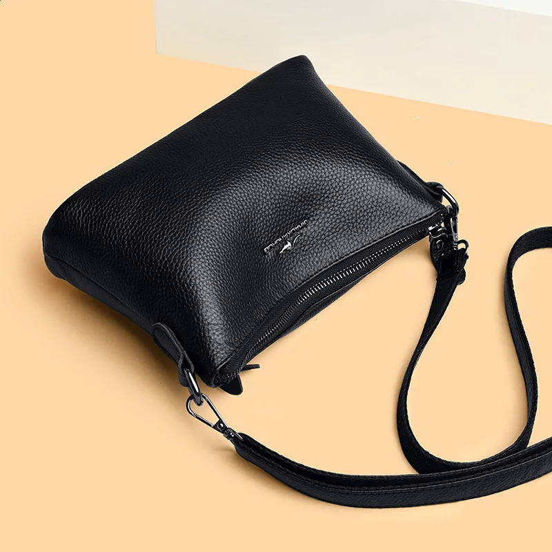 100% genuine leather Cowhide Tote Bag The High Quality Leather Womens er Handbag High capacity Shoulder Messenger Bag 250106