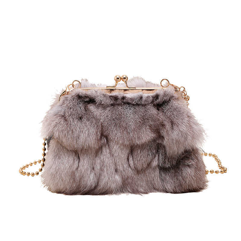 Bags Autumn/winter Hair Bag 2024 New Collection Forest Soft Girl Fashion Design Versatile Chain Crossbody Clip Dinner 250113
