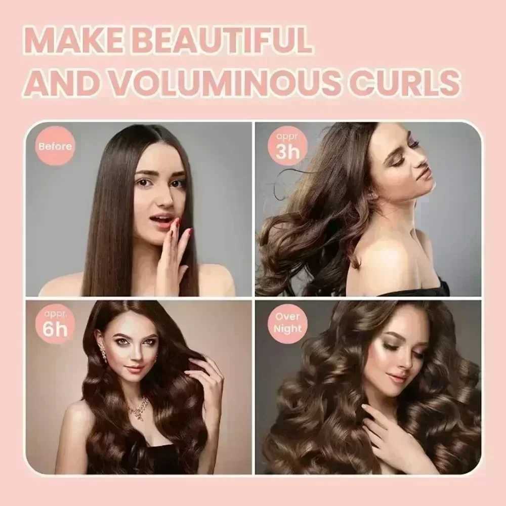 No heat curler no heat curler lazy curler headband soft curler sleeping soft wand hook hair styling tool W250113