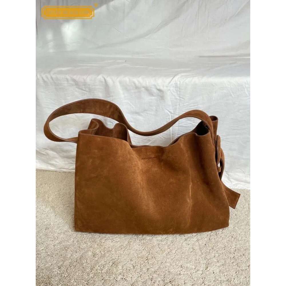 Haruku Bucket Bags Women Genuine Leather Vintage Large Capacity Casual Handbag Tote Office Ladies Single Shoulder Bag New