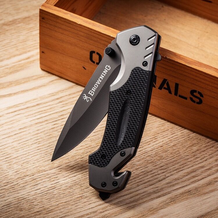 High Hardness Stainless Steel Folding Knife for Outdoor Camping Survival and Everyday Carry