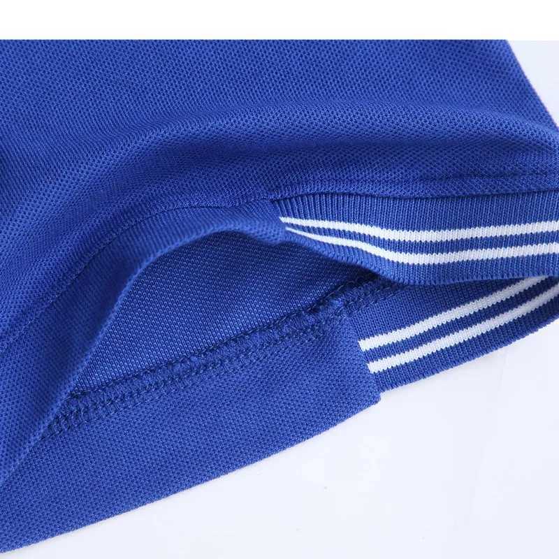 High Quality Dropshipping polo shirt short sleeved mens summer casual table tennis black navy blue office uniform solid polo De Hombre 3XL T250113