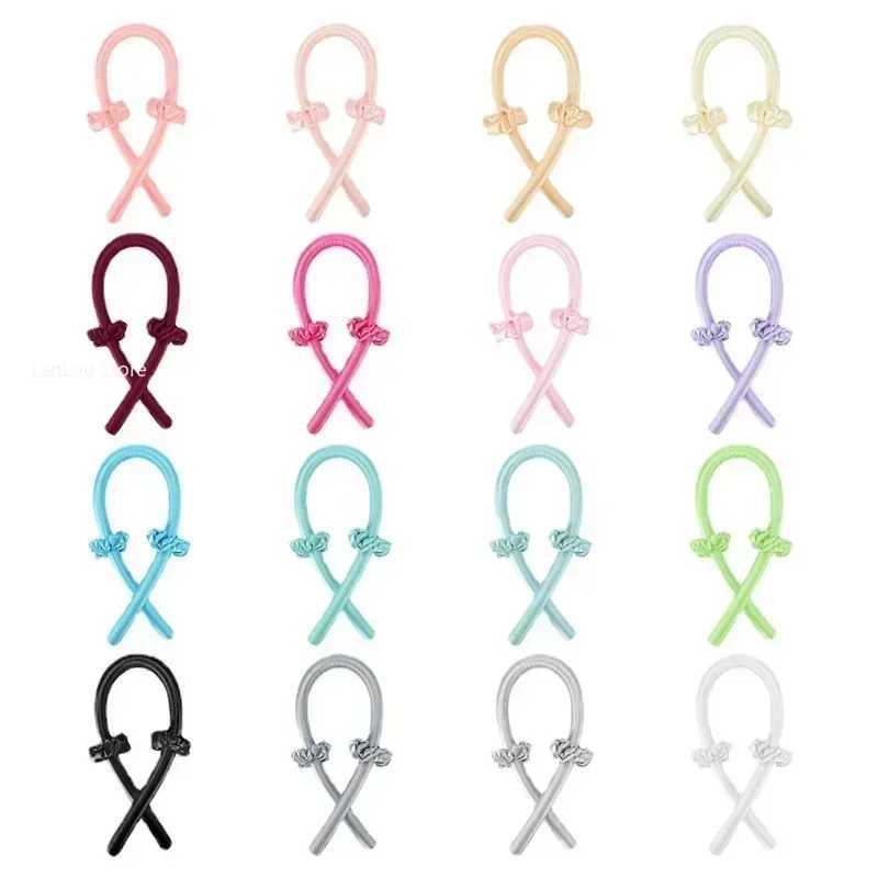 Heat free Curling Rod Headband Lazy Curler Set makes hair soft and shiny Heat free Spiral Soft Sleep Curling Iron Pattern Accessories W250113