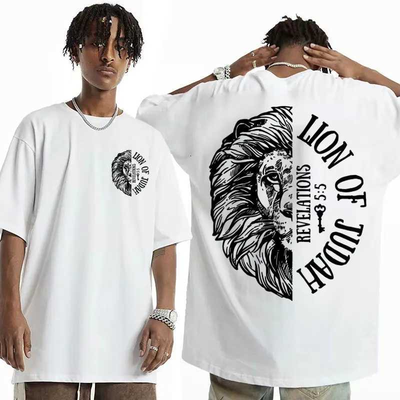 Lion of Judah Catholic Tshirt Jesus Loves You T Shirt Aesthetic Christian Apparel T-shirt Men Womens Summer Fashion Casual Tees X2501131