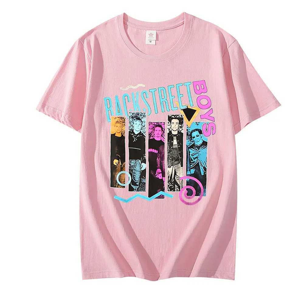 Classic 90s Backstreet Boys Rock Band Graphics T-Shirt Unisex Vintage Punk Tee Shirt Mens Hip Hop T-Shirts Oversized Streetwear X250329