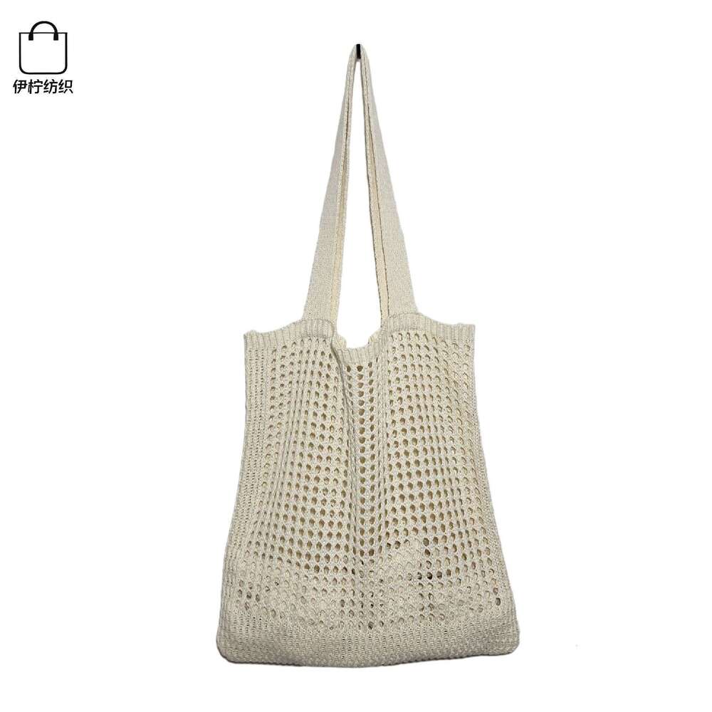 2024 New South Dongdaemun Hollow Simple Shoulder Korean Edition Handbag Knitted Bag