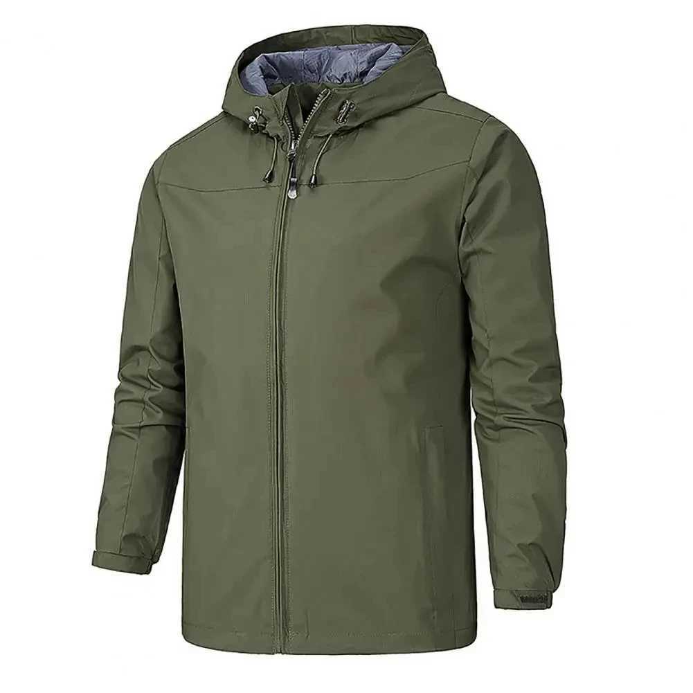 Durable Zipper Mens Long Sleeve Jacket Warm Hiking Jacket Outdoor Jacket X250113