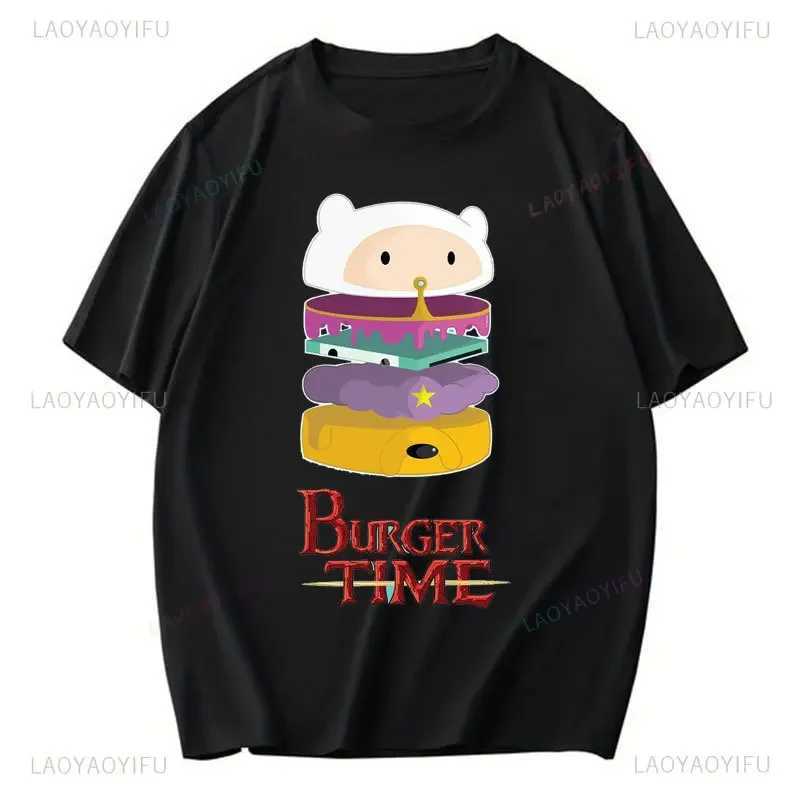 Zombie Time Adventure Tshirt for Man and Woman Funny Cartoon Cotton Printing T-Shirt Fashion Streetwear Short-sleev Unisex Tees X250113