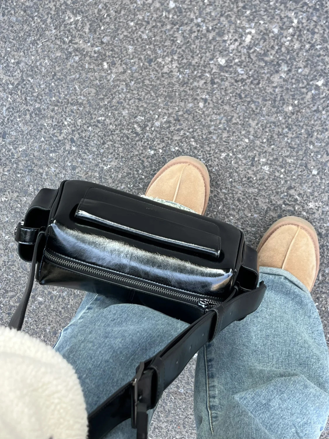 Miyagawa 2023 Sweet Cool Spicy Girl Large Capacity Casual Texture Crossbody Bag Korean Version Boston Bags 250107