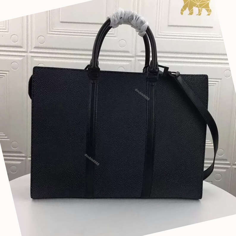 7A quality designer fashion luxury single zipper briefcase men women walletS Luxury Business Office Bag men messenger bag Commuter Bag Laptop Bag travel bag