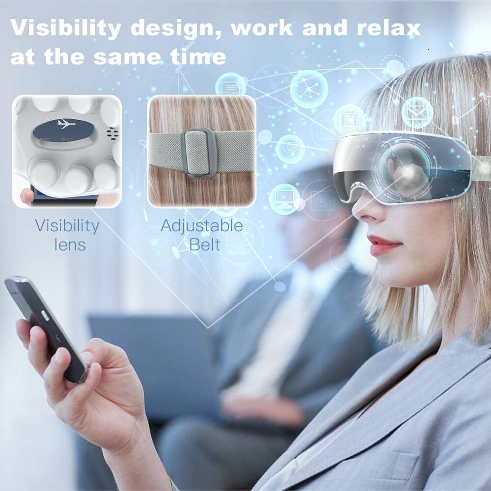 Visual Protector With EMS Hot Compress New Instrument Constant Temperature Care instrument Massage Eye Mask