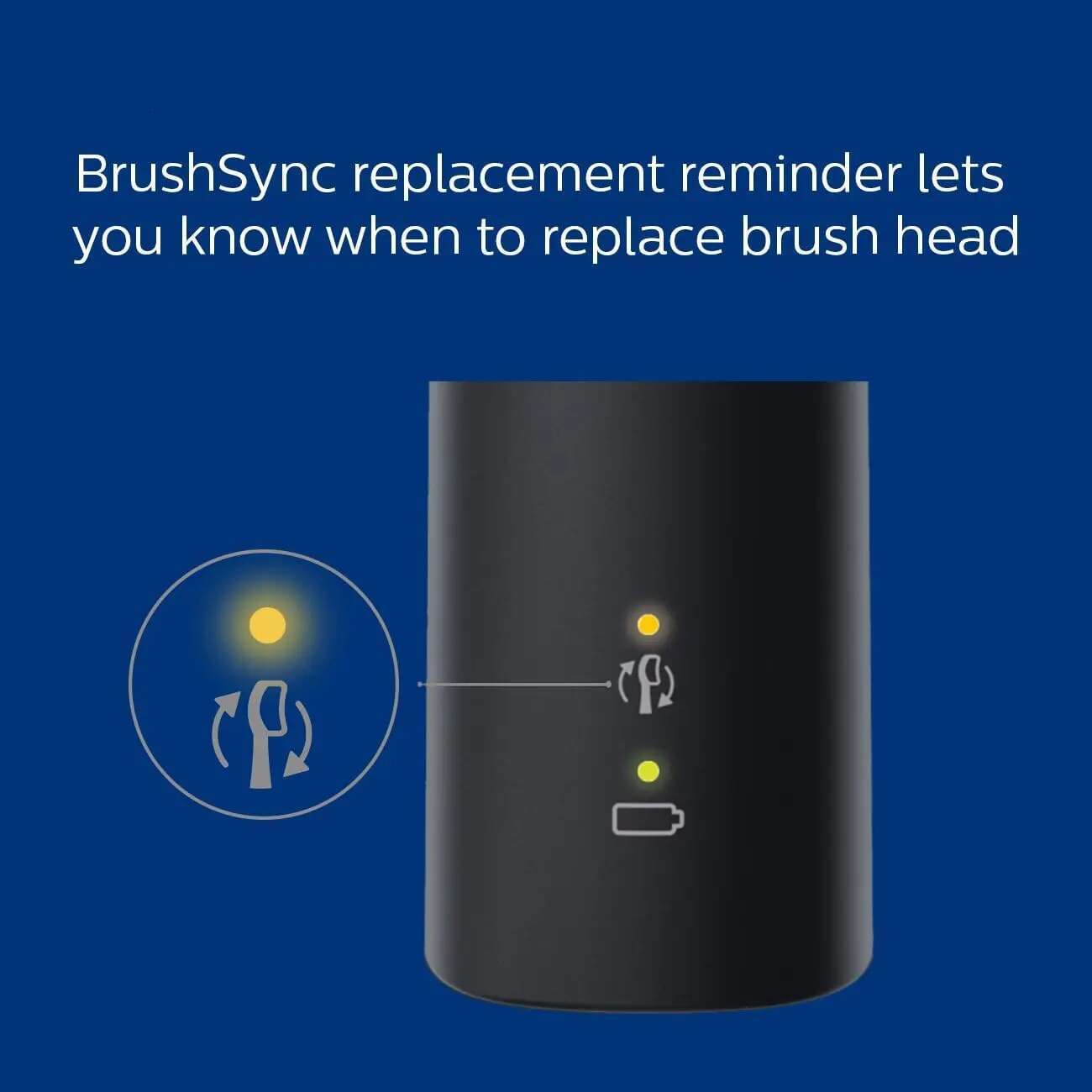 Rechargeable electric power toothbrush 4 modes: Clean, Whiten+, Gum Health Deep Clean+Care and 3 intensities