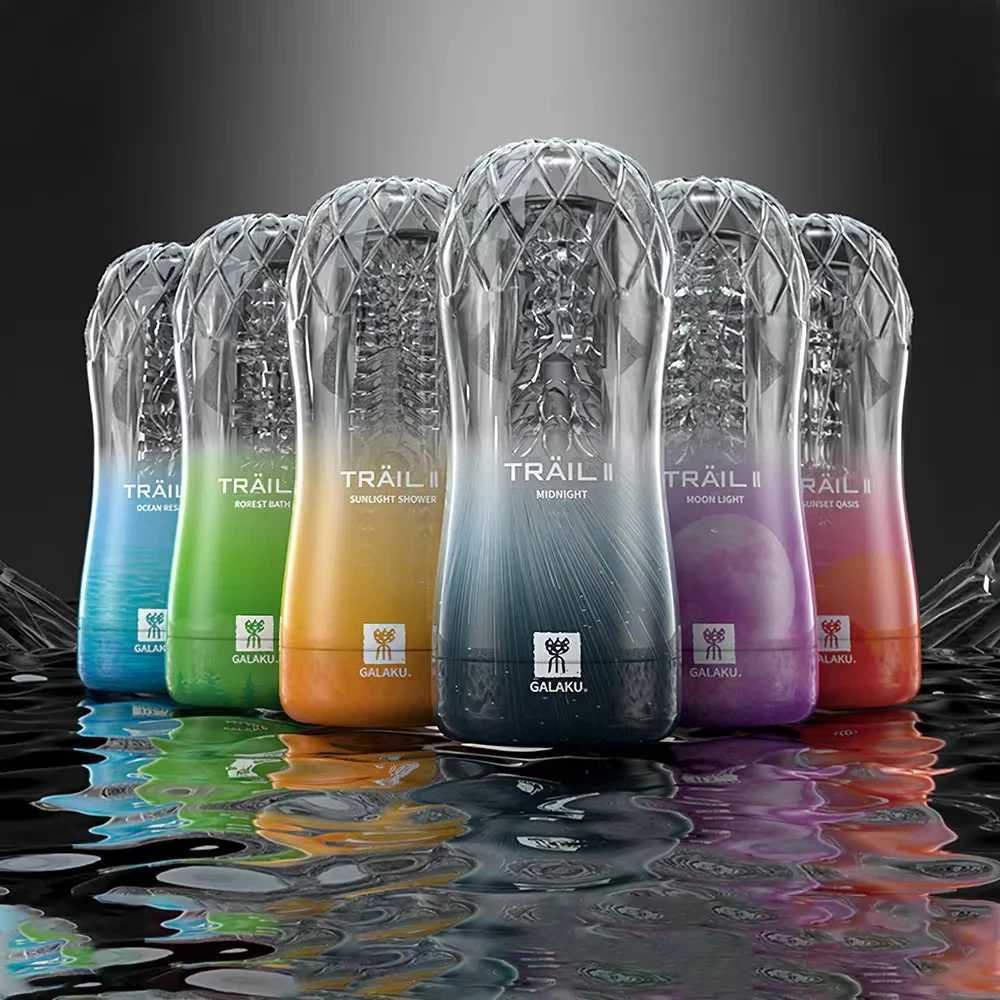 Reusable Male Masturbator Soft Pussy Sex Toys Transparent Vagina Adult Endurance Exercise Sex Products Vacuum Pocket Cup For MenXJ250113