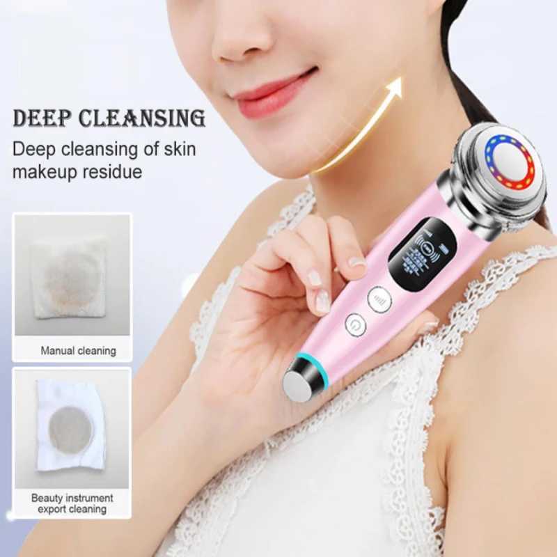 Facial Cleanser Face Lift Device Microcurrent Skin Rejuvenation Facial Massager Light Therapy Anti Aging Wrinkle Skin Care ToolsXJ250113