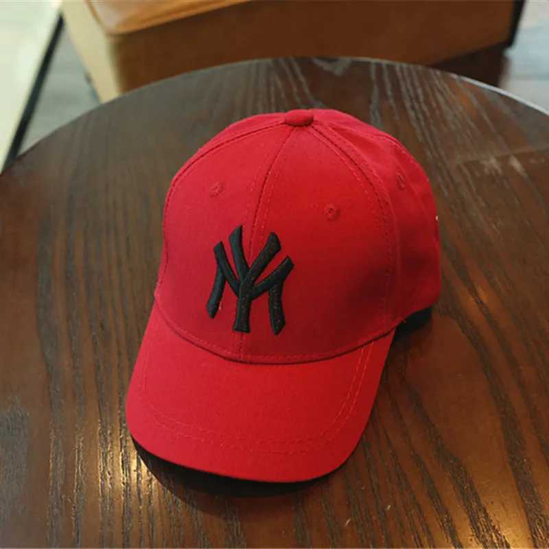 Ball Caps Cool new boy and girl childrens hats with embroidered letters seasonal baseball caps popular hip-hop sun direct shipping H250113