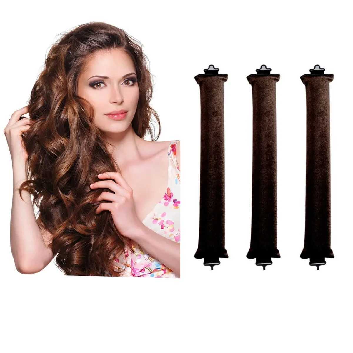 No heat curler no heat curler lazy curler headband soft curler sleeping soft wand hook hair styling tool W250113
