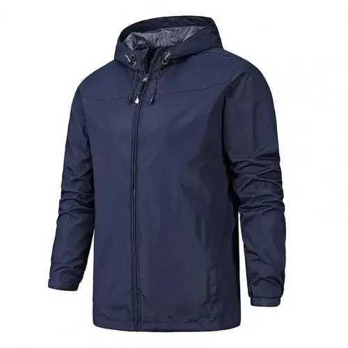 Durable Zipper Mens Long Sleeve Jacket Warm Hiking Jacket Outdoor Jacket X250113