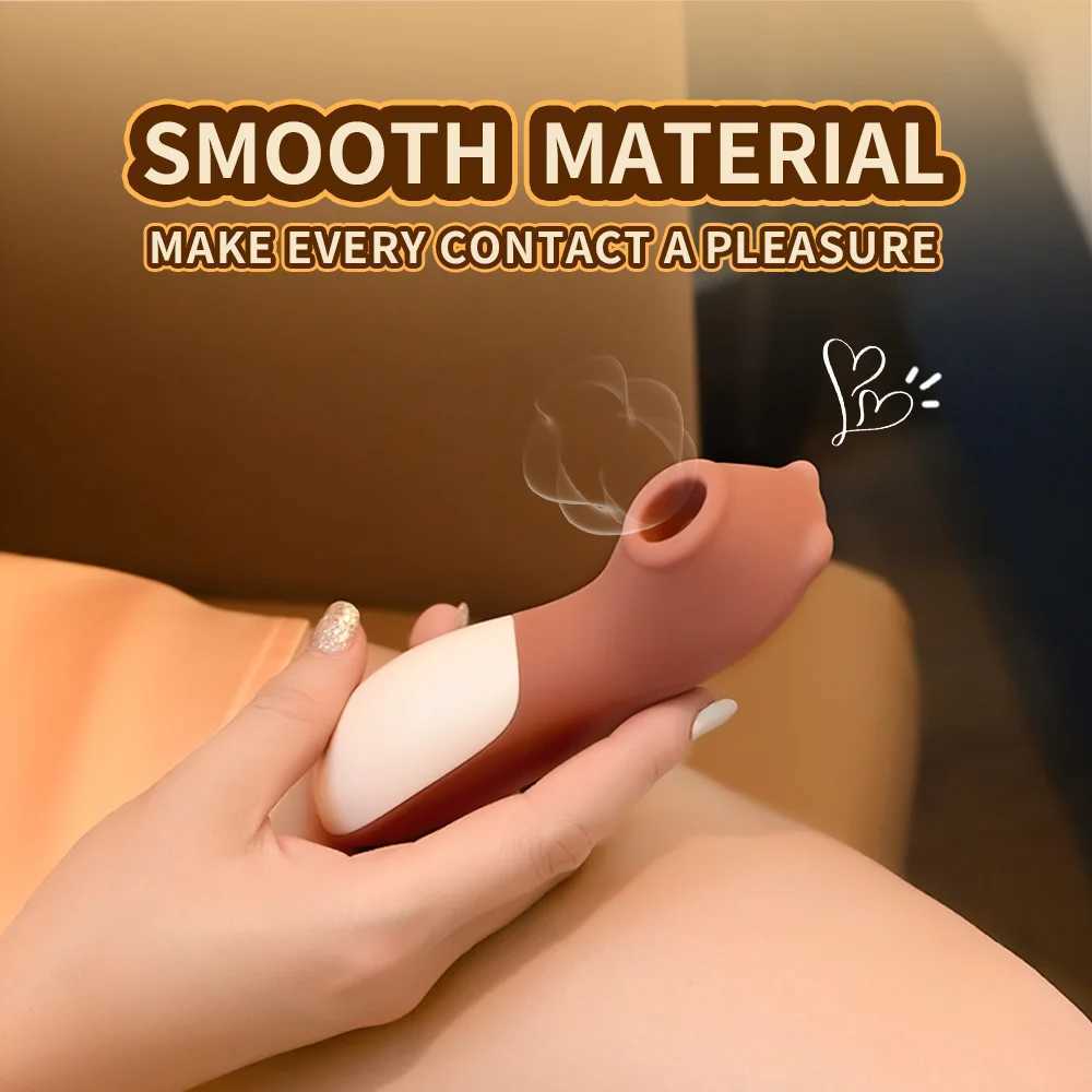 Powerful Clit Sucker Vibrator Tongue Vibrating Nipple Sucking Blowjob Clitoris Stimulator Sex Toys For Women Masturbators W250319