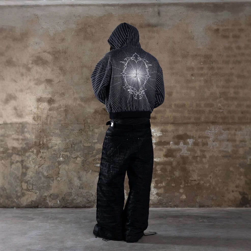 Y2K Punk Lightning 3D Printed Casual American Gothic Couple Sports Hoodie