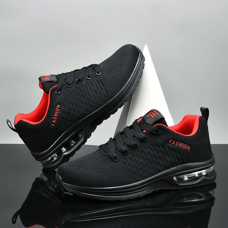 Plus Size Men Shoes Mesh Air Cushion Running Shoes Fashion Lightweight Breathable Sneakers