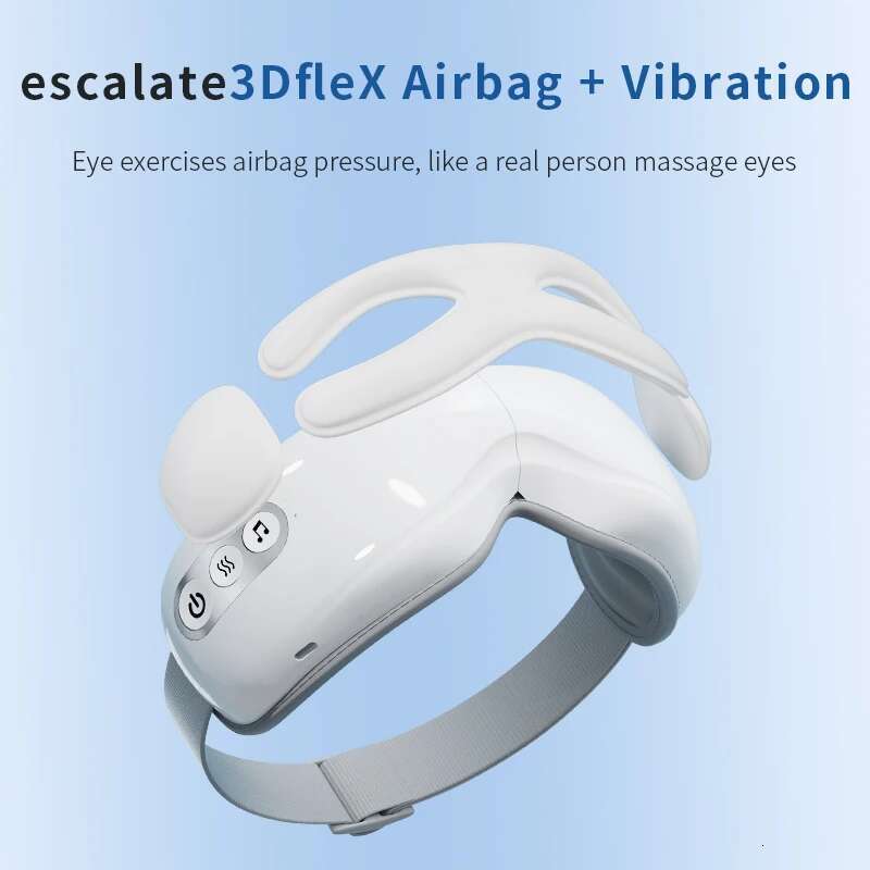 Easevibe massager 3Dflex Airbag Vibration Bluetooth Music Care Instrument Hot Compress Eye Massage Glasses Fatigue Pouch