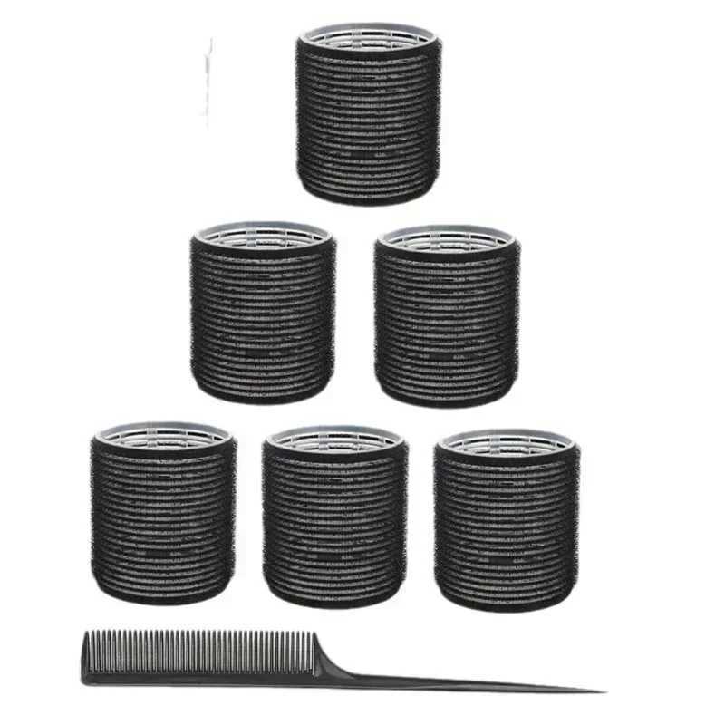 13 black self clip curlers non heated curlers non heated curlers W250113