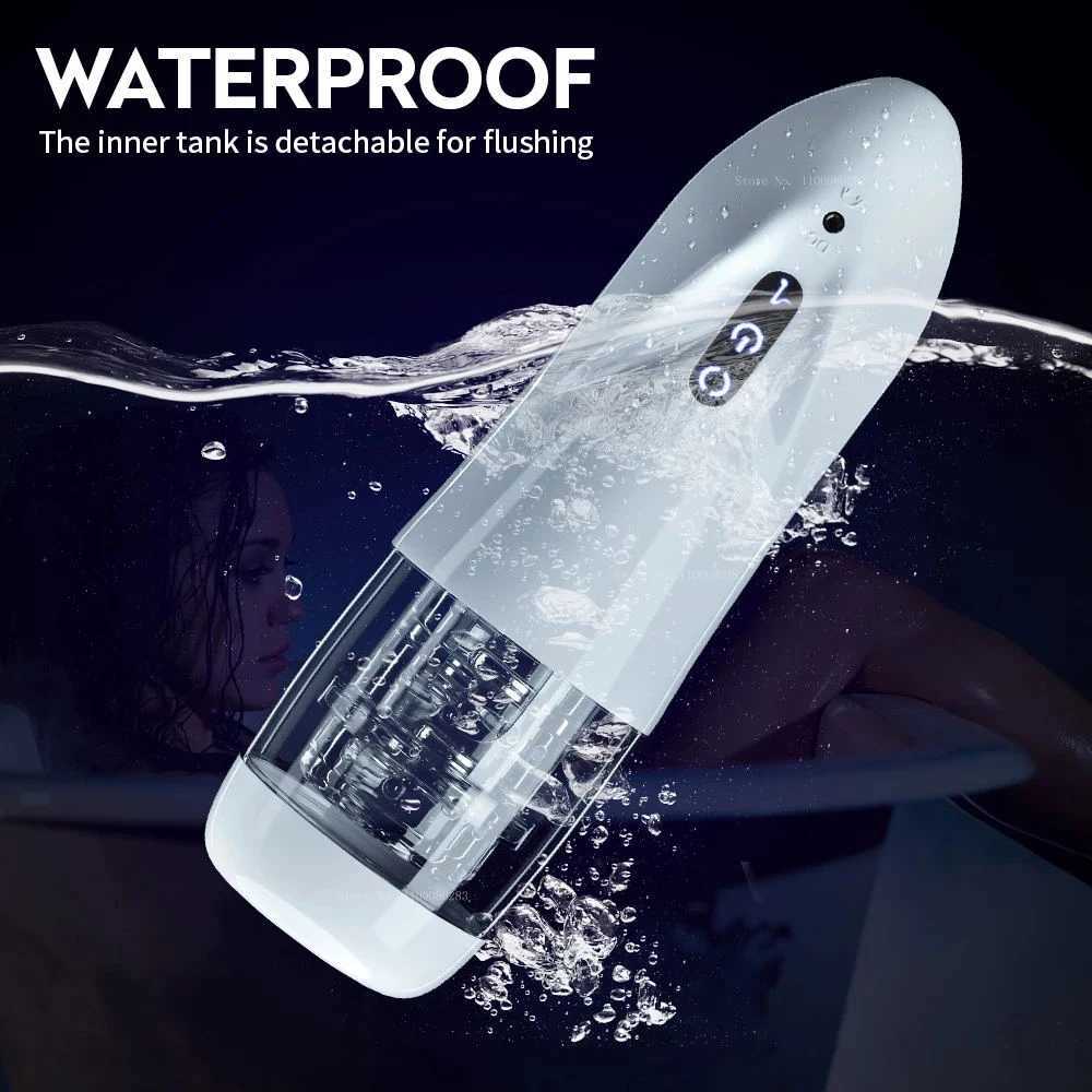 Automatic Rotation Masturbator Cup for Men Pocket Pusssy Silicone Vagina Male Masturbators Adult Sex Toy Blowjob ManeXJ250113