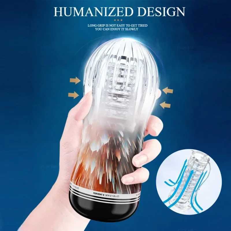 Male Masturbation Cup Soft Silicone Pocket Cat Endurance Sports Transport Male Masturbator Adult Products Male Sex ToysXJ250408