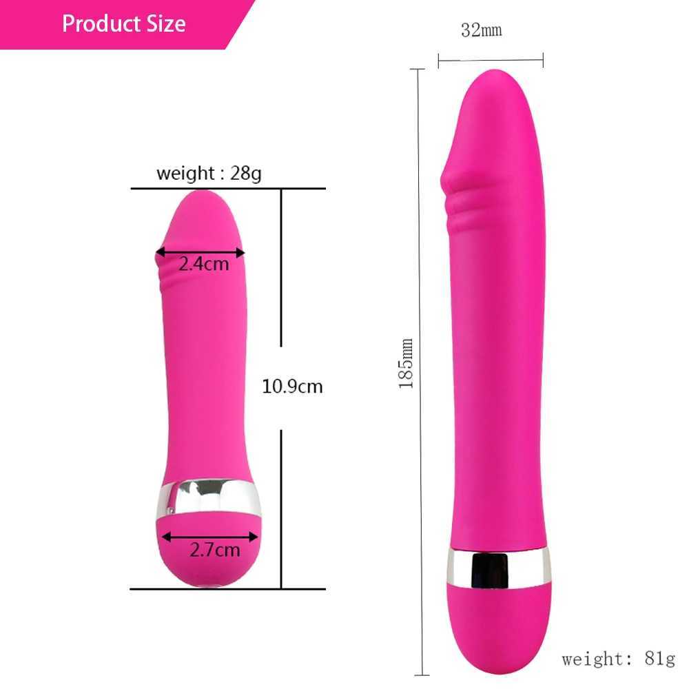 Mini Realistic Dildo Vibrator Vagina G Spot Bullet Stimulator AV Wand Clitoral Anal Female Masturbation Adult Sex Toys for Women W250319