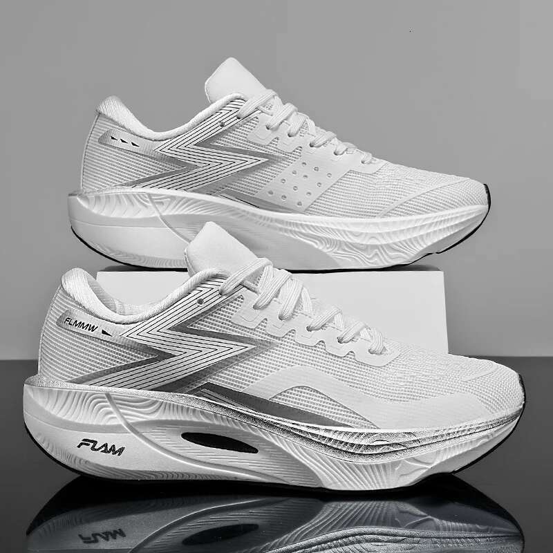 Carbon Plate Marathon Men Sports Running Shoes Air Cushion Lightweight Women Athletic Gym Sneakers Hiking Jogging Footwear Male