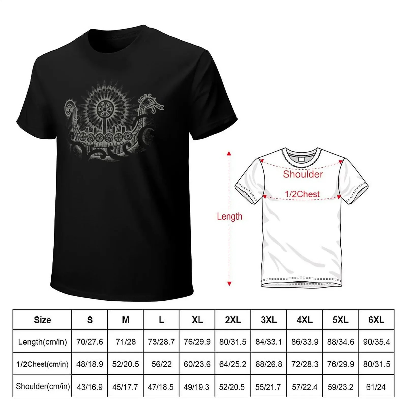 Drakkar Celtic Knot Tattoo Style TShirt plain blanks stuff mens cotton t shirts 250113