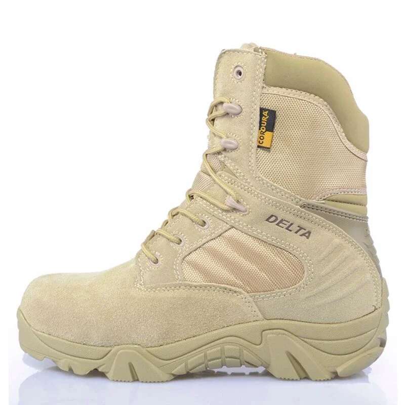 Winter Autumn Army Men Military Delta Special Force Tactical Desert Combat Ankle Work Shoes Leather Snow Male Boots