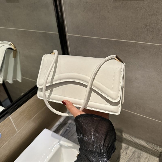 OL Orange Fashion Trend Girl Woman Messenger Shoulder PU PVC Leather Women Lady Bags Handbag Phone Case Purses Square Tote Bag