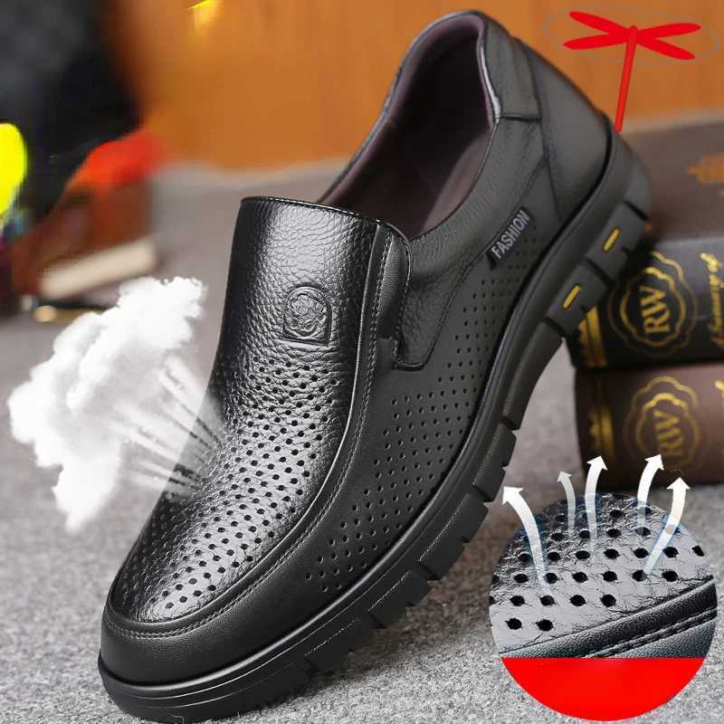 Handmade Mens Shoes New Leather Casual Shoes for Men Flat Platform Walk Shoes Outdoor Footwear Loafers Breathable Sneakers MaleXJ250113