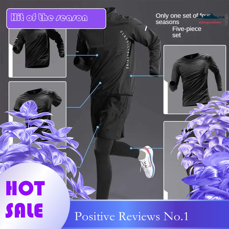 Ddmyoutdoor China Domestic Men S Quick Dry Sports Set Autumn Track And Field Zipper Training Running Fiess Long Sleeve Shirts For Cycg Gym Wear Men