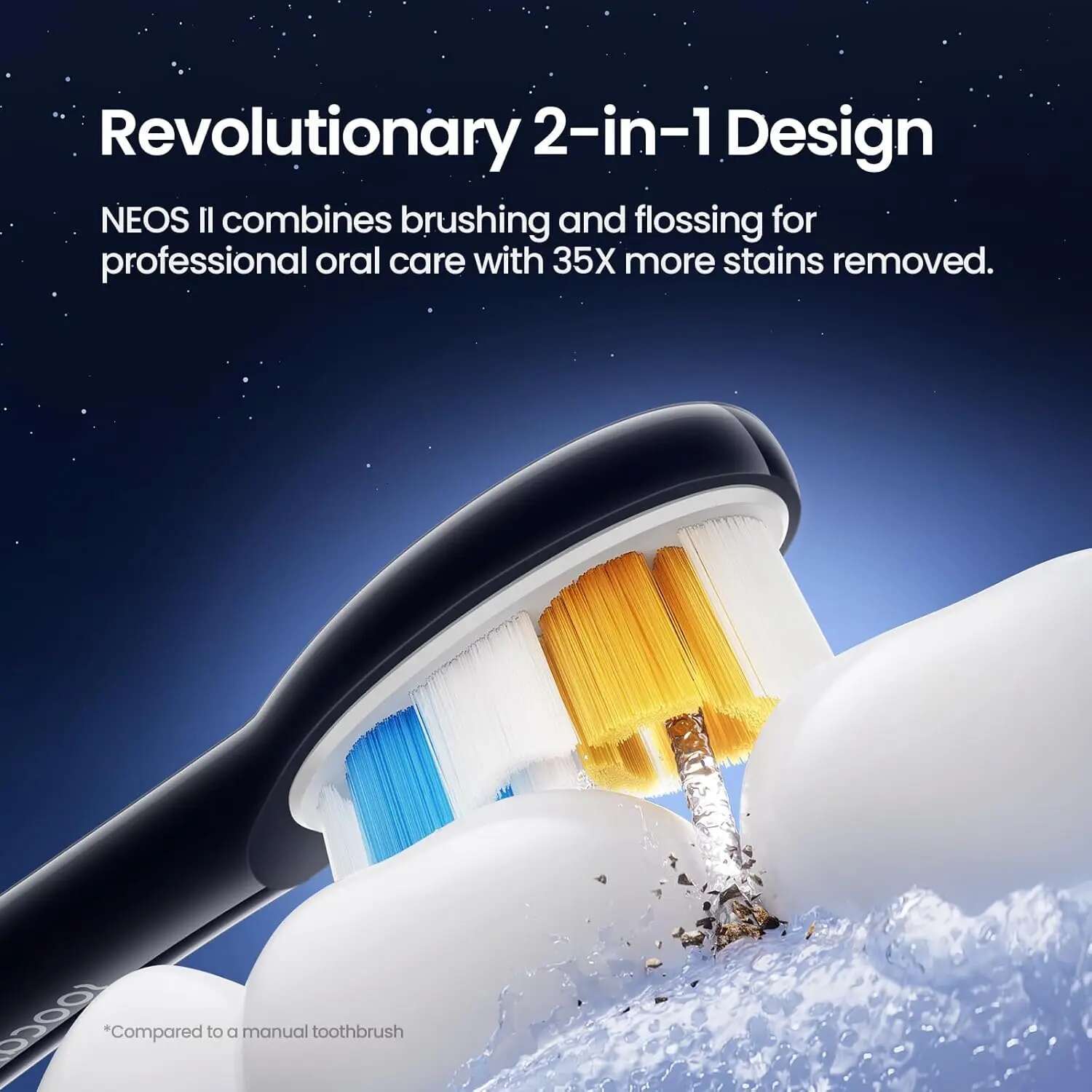 with Water Sonic Electric Toothbrush for Adults