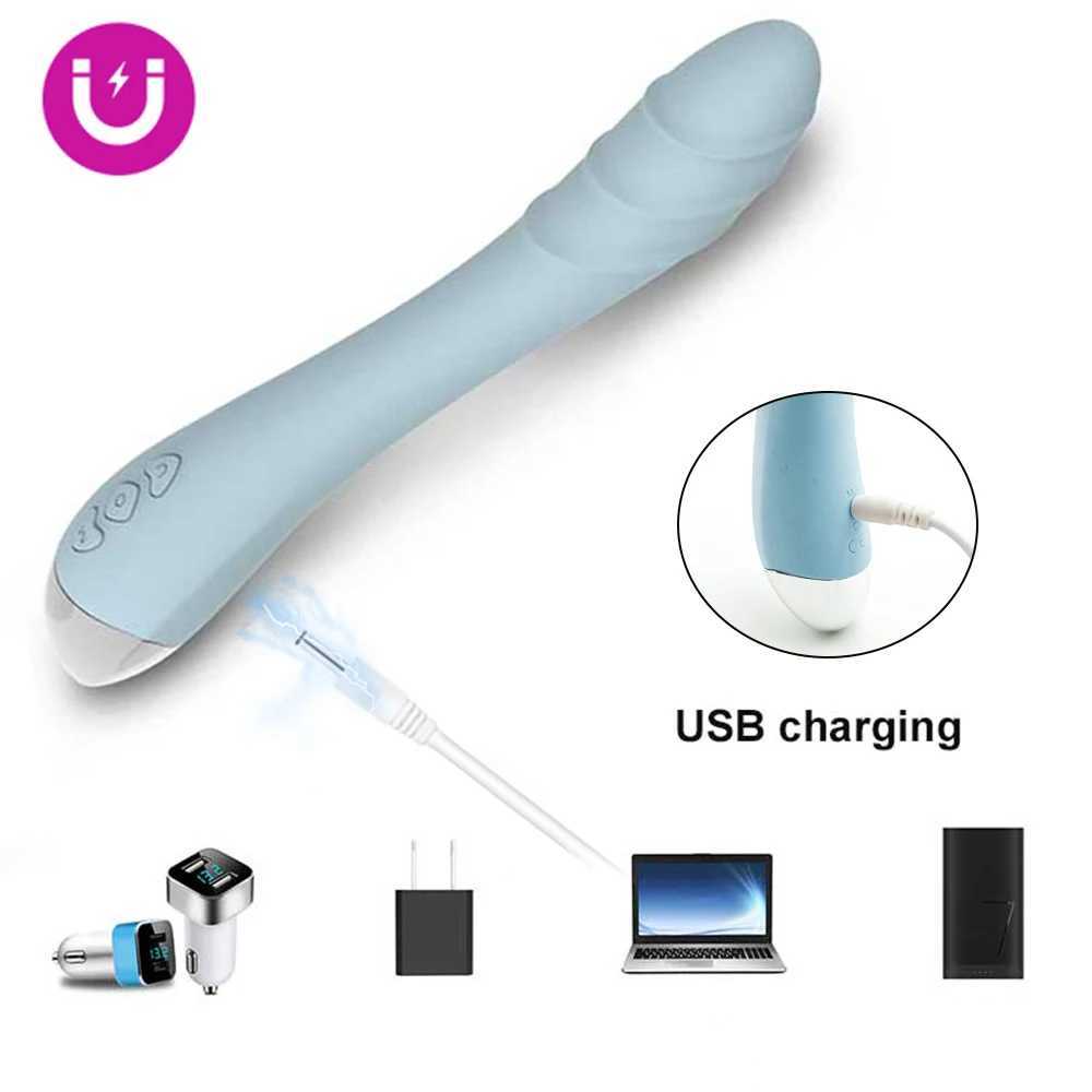 Ultra Silent G-Spot vibrator Nipple Clitoris stimulator vaginal dildo sex toy USB massage machine sex toy W250319