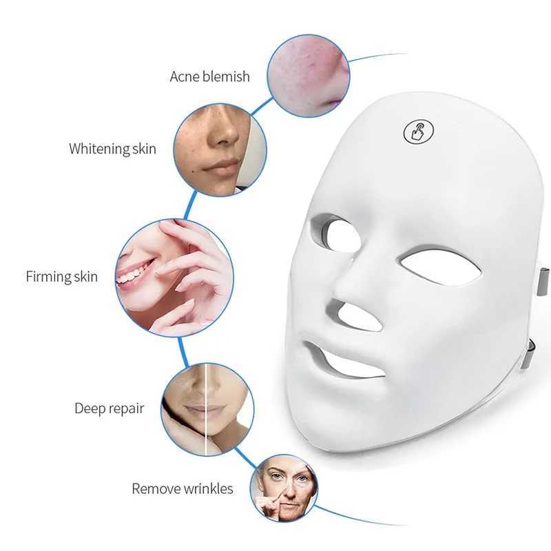 7 Colors Red Light Therapy Photo Mask Led Facial Mask For Anti-aging Skin Tightening Lifting Whitening Home Use Beauty DeviceXJ250113